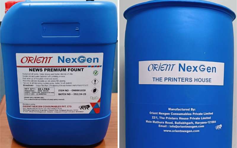 Make in India: Premium News Fountain Solution from Orient NexGen Consumables